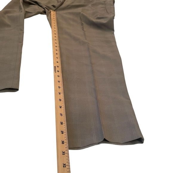 Perry Ellis Portfolio Tweed/Window Pane Dress Pants-Size 38x30 NWT-Non iron - Picture 7 of 13